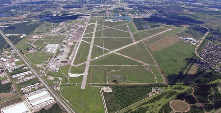 Skyview of Ellington airport (Houston)
